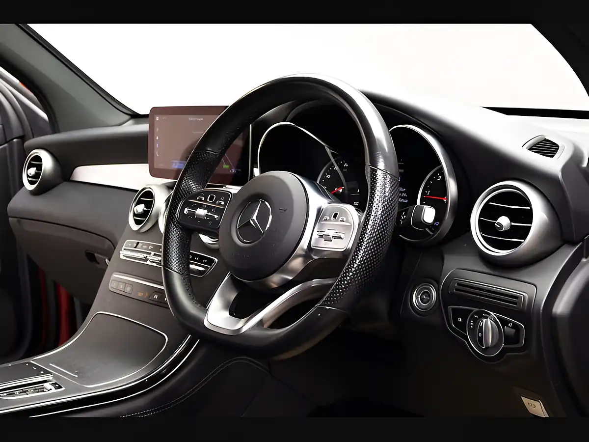 Used 2020 Mercedes-Benz Glc AMG Line Red - Interior and Exterior details 2