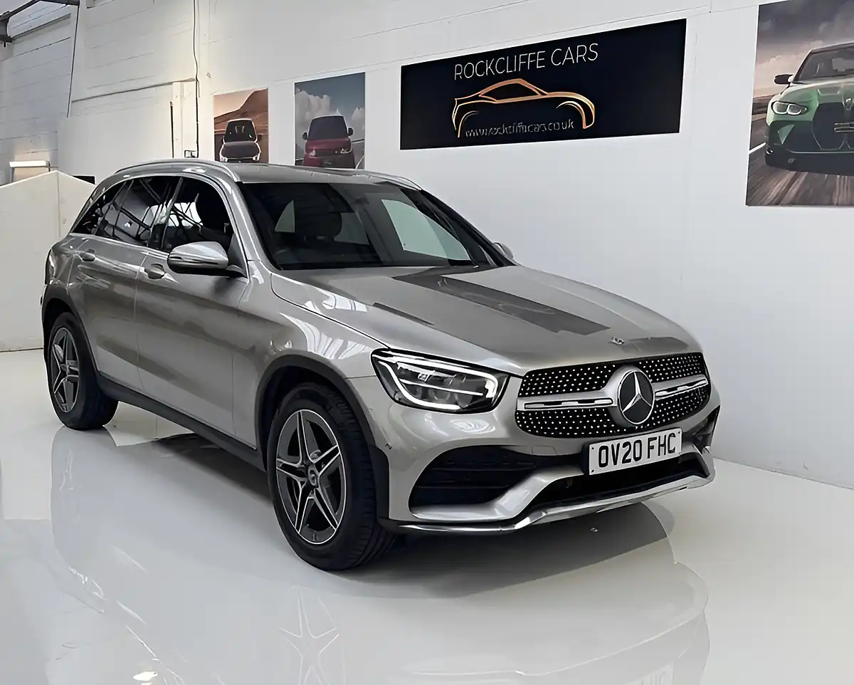 Used 2020 Mercedes-Benz Glc AMG Line Silver - Interior and Exterior details 18