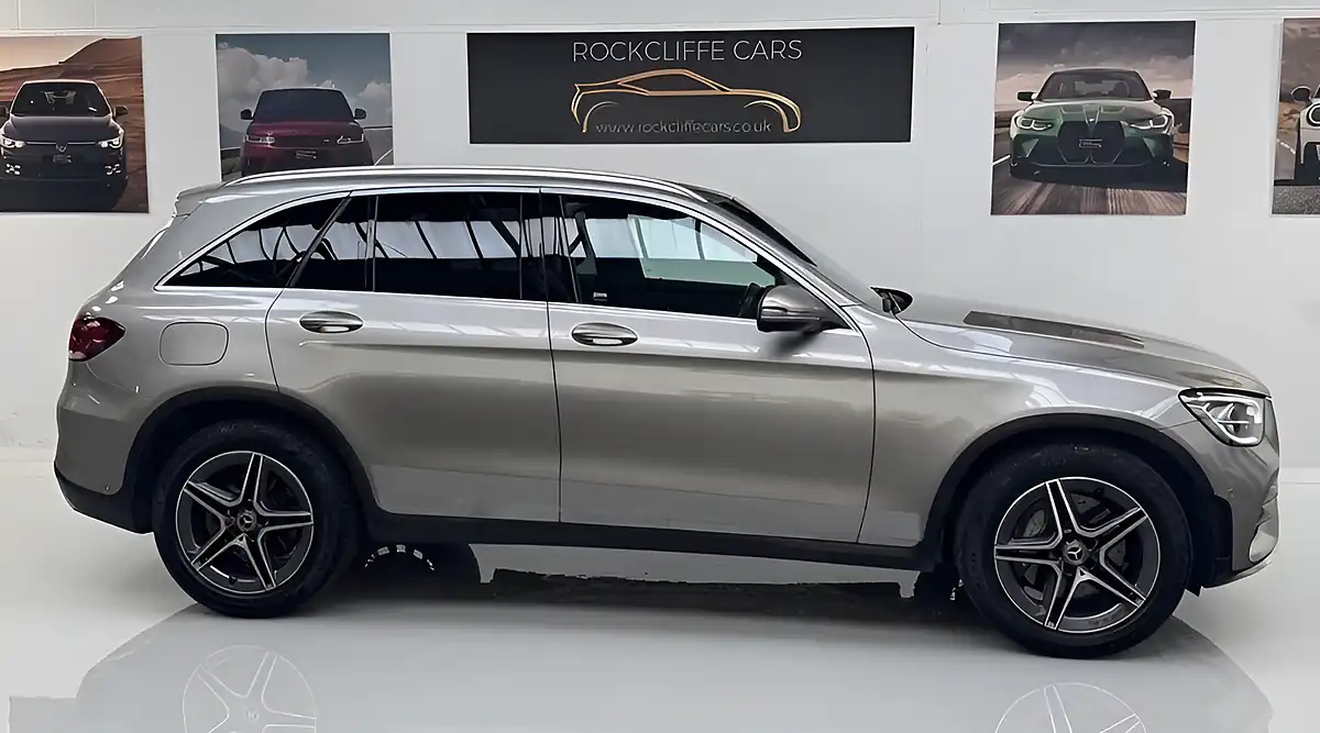Used 2020 Mercedes-Benz Glc AMG Line Silver - Interior and Exterior details 2