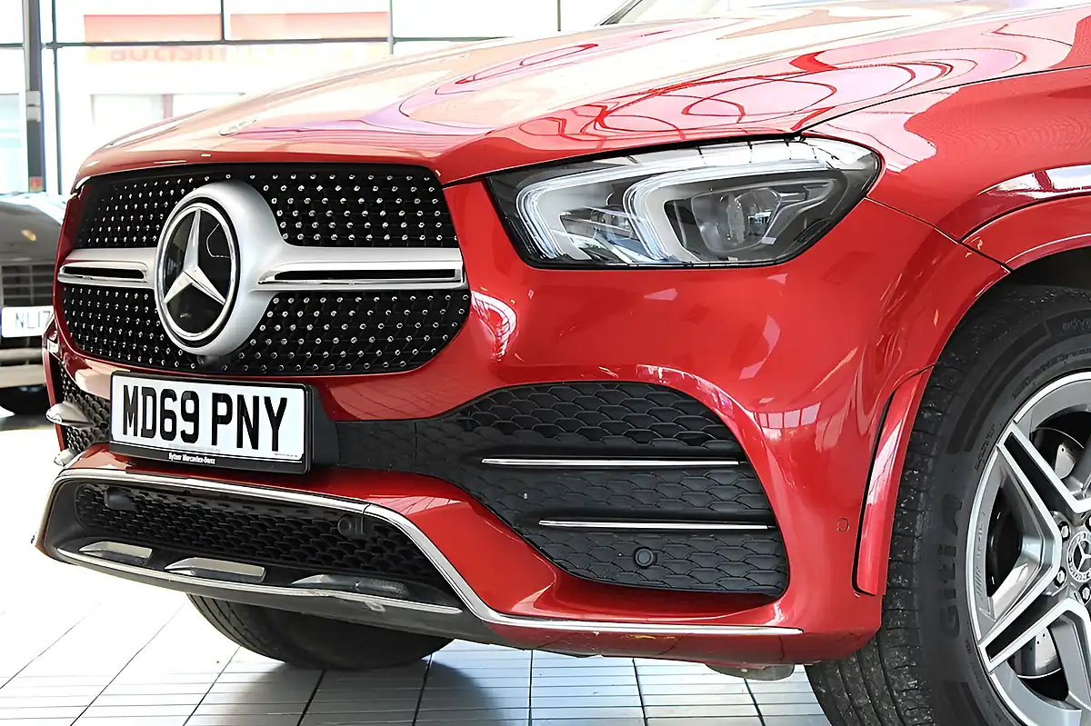 Used 2020 Mercedes-Benz Gle AMG Line (premium Plus) Hyacinth Red Bright - Interior and Exterior details 4