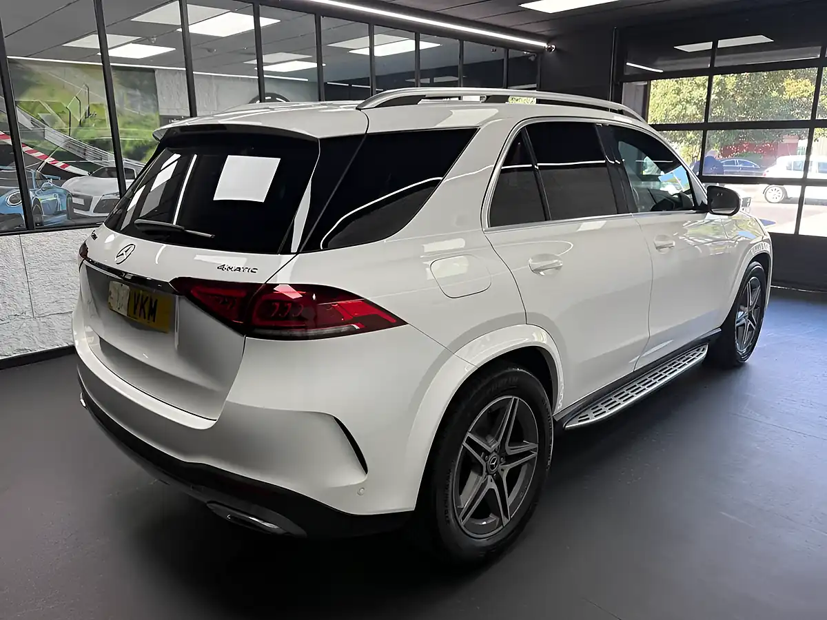 Used 2020 Mercedes-Benz Gle AMG Line White - Interior and Exterior details 11