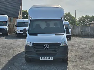 Used 2020 Mercedes-Benz Sprinter 13FT 6 Luton Box L2 White - Interior and Exterior details 11