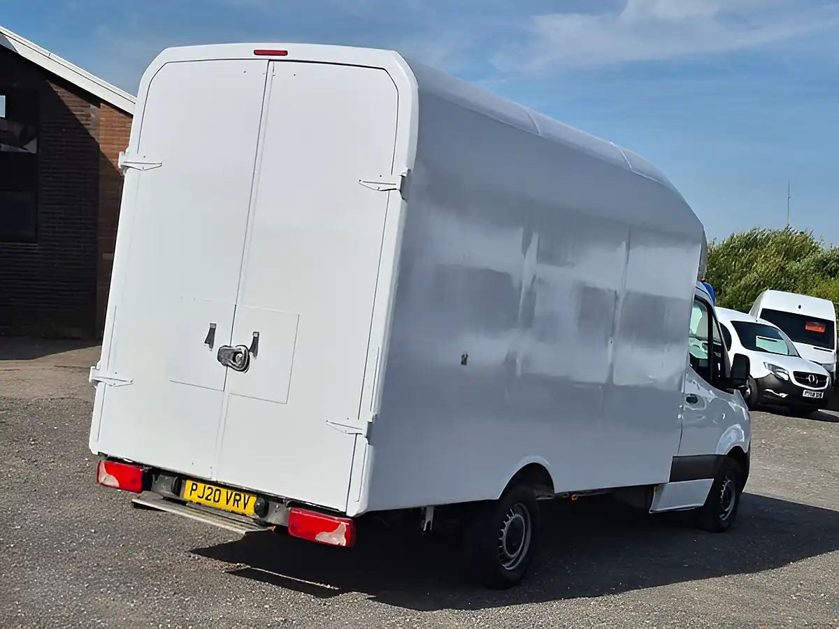 Used 2020 Mercedes-Benz Sprinter 13FT 6 Luton Box L2 White - Interior and Exterior details 7