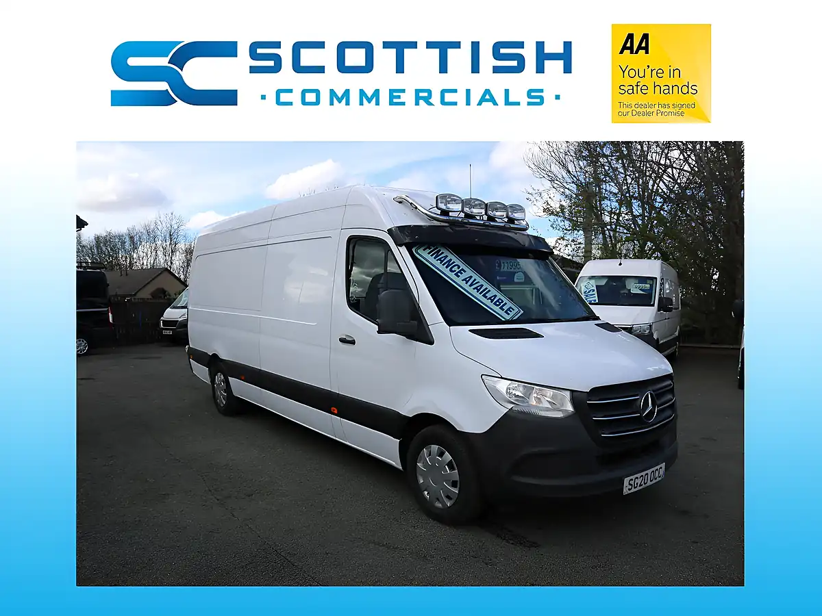 Used 2020 Mercedes-Benz Sprinter 314 Lwb White - Front View