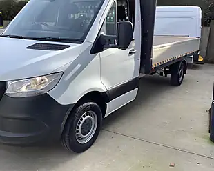 Used 2020 Mercedes-Benz Sprinter Drop Side Pick Up Lwb White - Interior and Exterior details 15