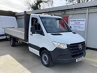 Used 2020 Mercedes-Benz Sprinter Drop Side Pick Up Lwb White - Interior and Exterior details 3