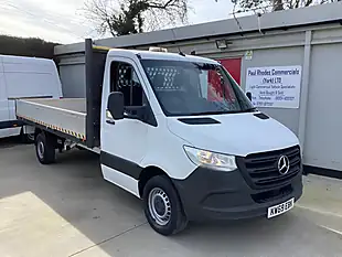 Used 2020 Mercedes-Benz Sprinter Drop Side Pick Up Lwb White - Interior and Exterior details 6