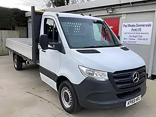 Used 2020 Mercedes-Benz Sprinter Drop-Side Pick-Up White - Interior and Exterior details 5