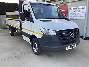 Used 2020 Mercedes-Benz Sprinter Drop-Side White - Interior and Exterior details 3