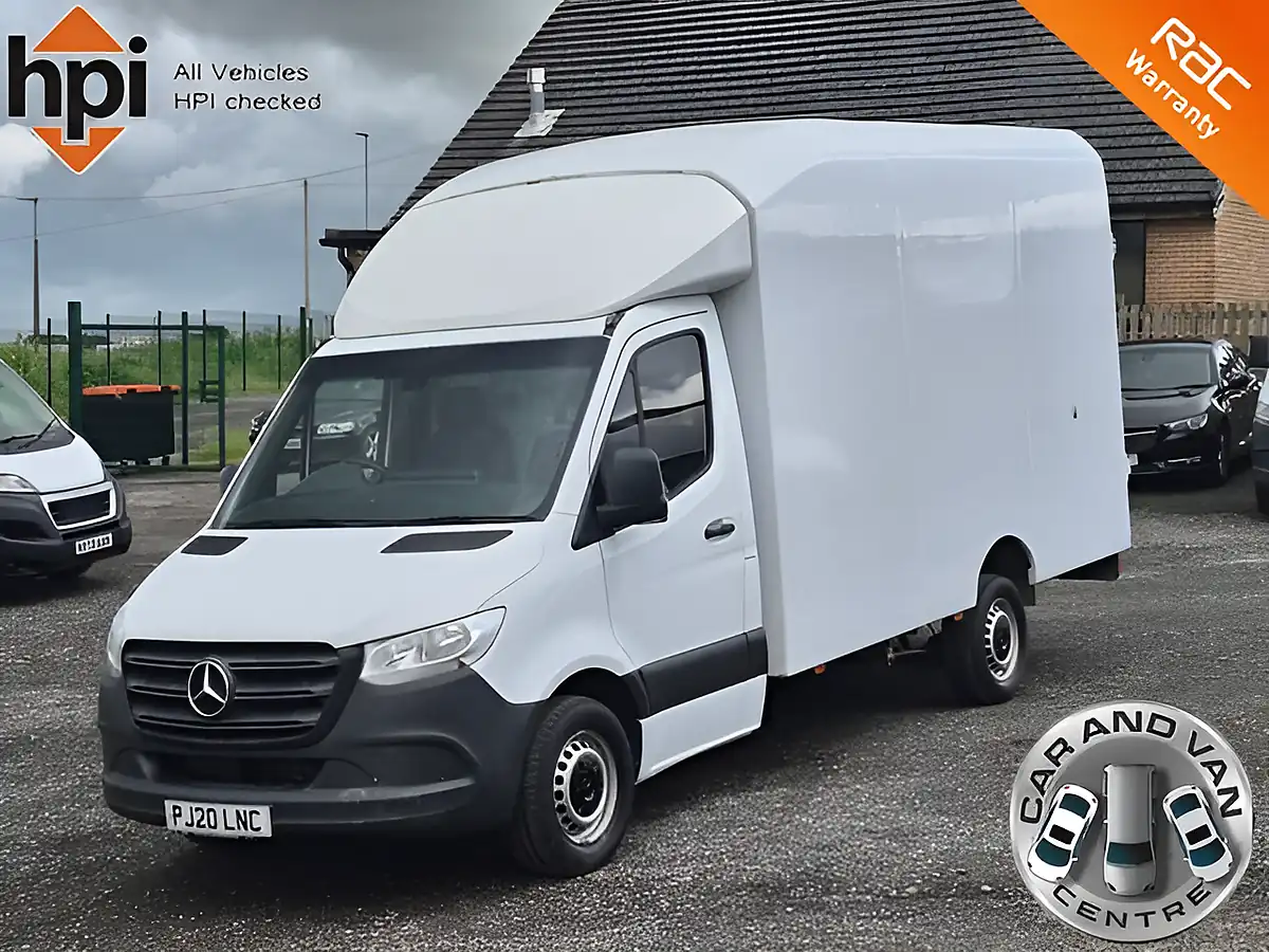 Used 2020 Mercedes-Benz Sprinter Luton Box L2 White - Front View