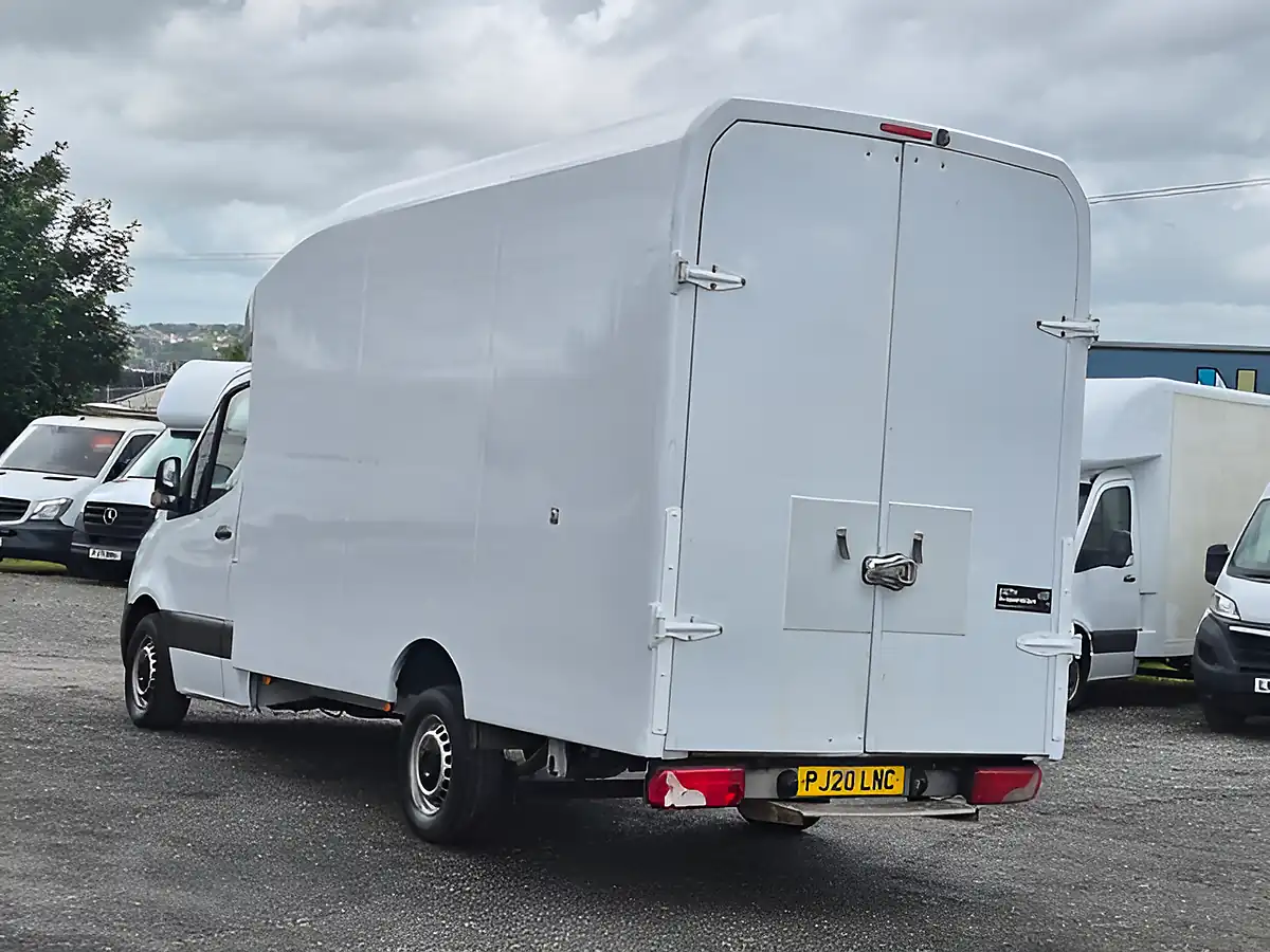 Used 2020 Mercedes-Benz Sprinter Luton Box L2 White - Interior and Exterior details 6