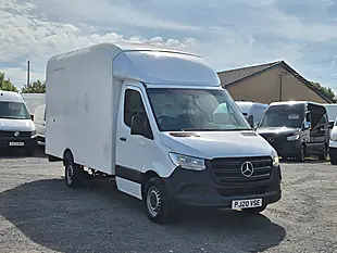 Used 2020 Mercedes-Benz Sprinter Luton Box L2 White - Interior and Exterior details 2