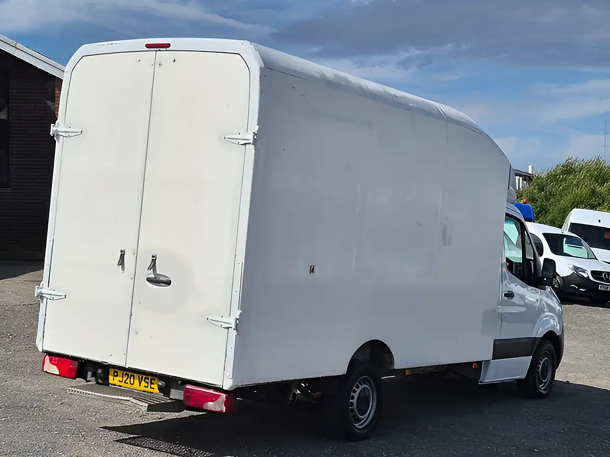 Used 2020 Mercedes-Benz Sprinter Luton Box L2 White - Interior and Exterior details 6