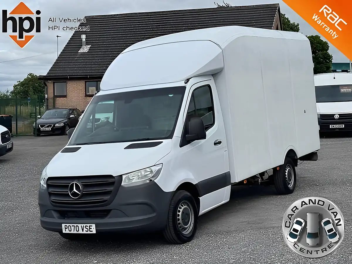 Used 2020 Mercedes-Benz Sprinter Luton Box White - Front View