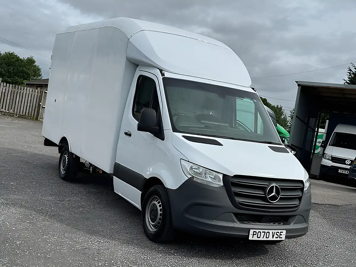 Used 2020 Mercedes-Benz Sprinter Luton Box White - Interior and Exterior details 2