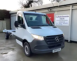 Used 2020 Mercedes-Benz Sprinter Lwb Chassis Cab White - Interior and Exterior details 14