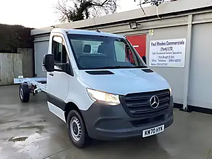 Used 2020 Mercedes-Benz Sprinter Lwb Chassis Cab White - Interior and Exterior details 6