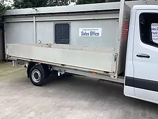 Used 2020 Mercedes-Benz Sprinter Lwb Drop-Side White - Interior and Exterior details 9