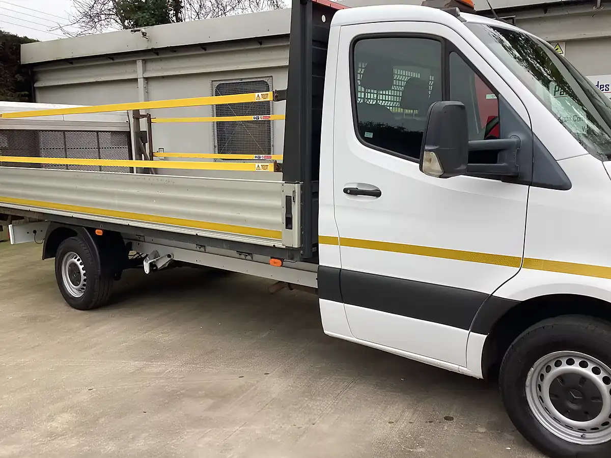 Used 2020 Mercedes-Benz Sprinter Lwb Pick-Up White - Interior and Exterior details 9