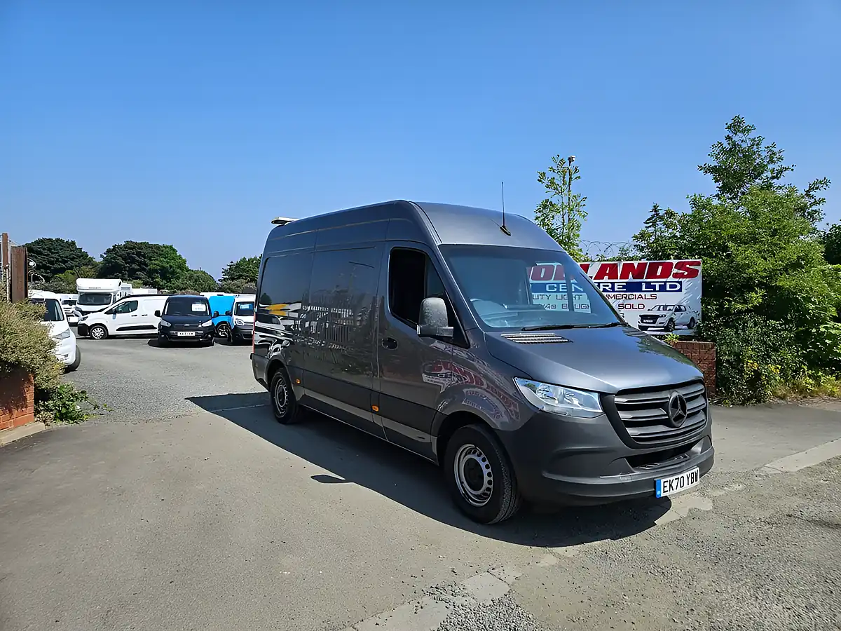Used 2020 Mercedes-Benz Sprinter Mwb Grey - Front View