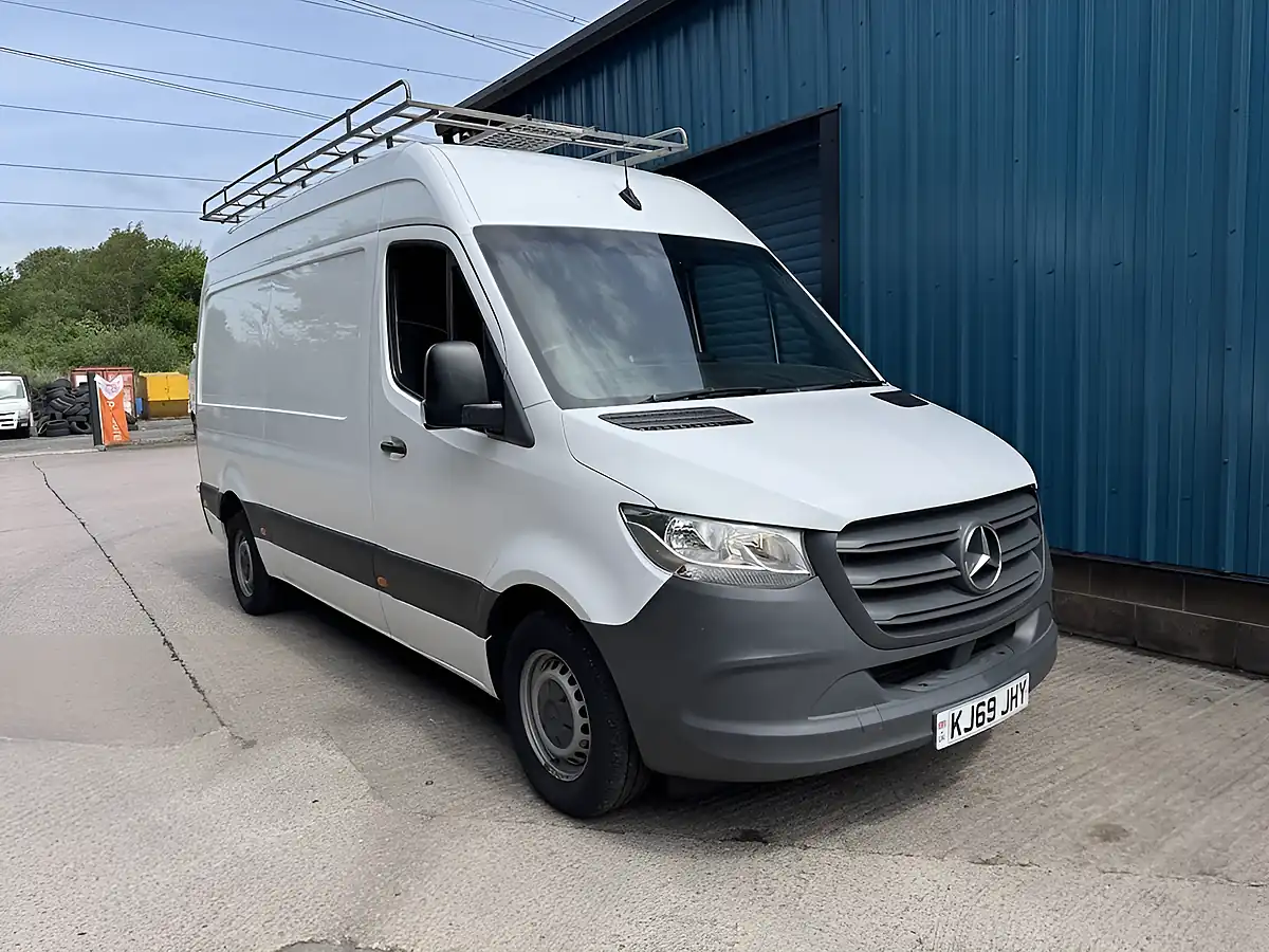 Used 2020 Mercedes-Benz Sprinter Panel Van L2 H2 White - Front View