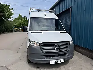 Used 2020 Mercedes-Benz Sprinter Panel Van L2 H2 White - Interior and Exterior details 2