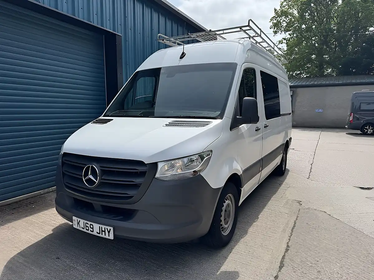 Used 2020 Mercedes-Benz Sprinter Panel Van L2 H2 White - Interior and Exterior details 8