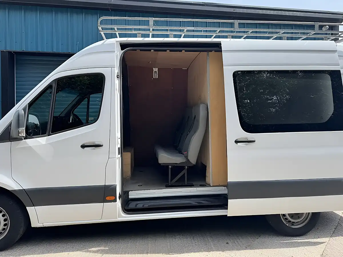 Used 2020 Mercedes-Benz Sprinter Panel Van L2 H2 White - Interior and Exterior details 9