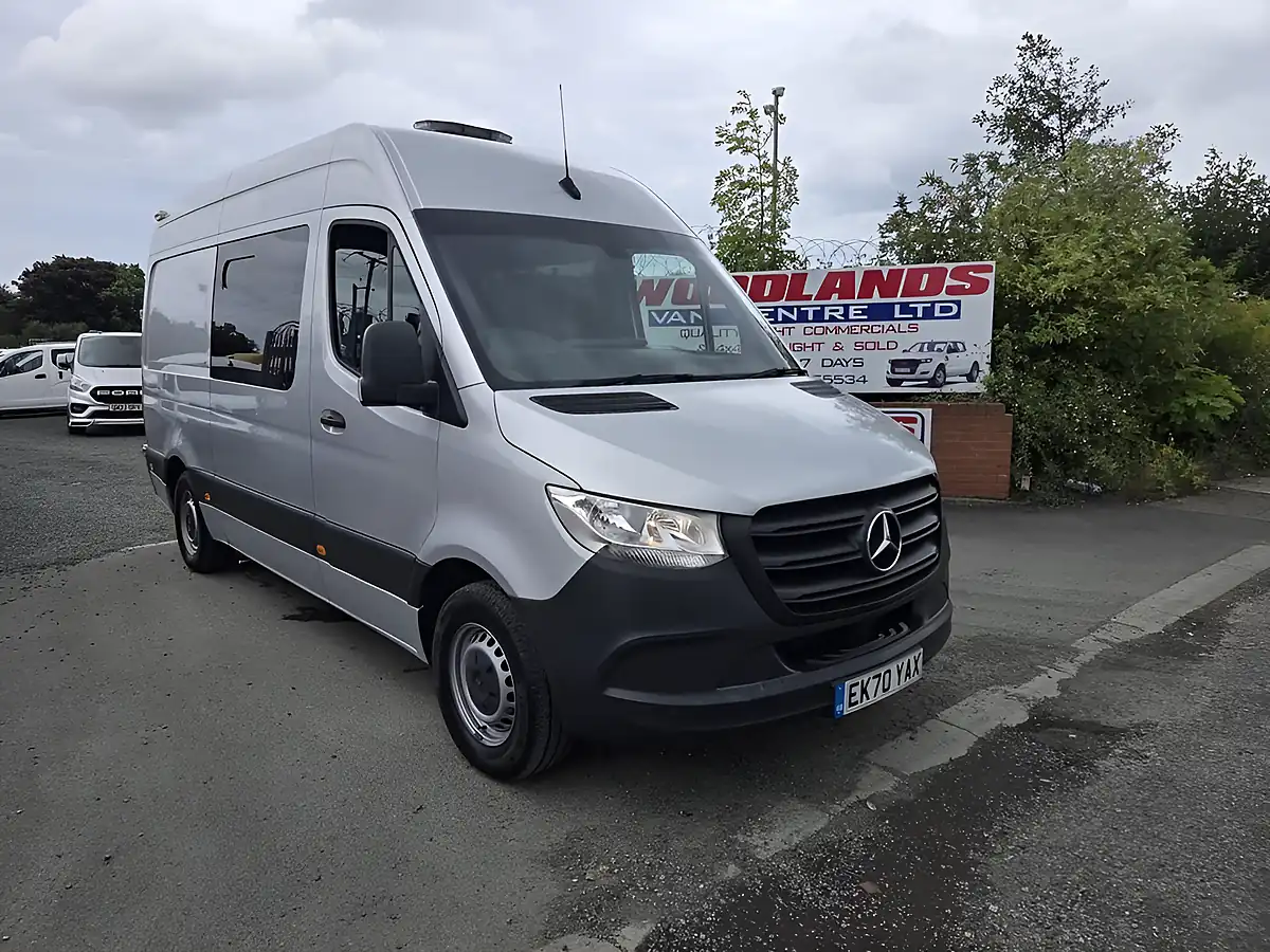 Used 2020 Mercedes-Benz Sprinter Progressive Silver - Front View