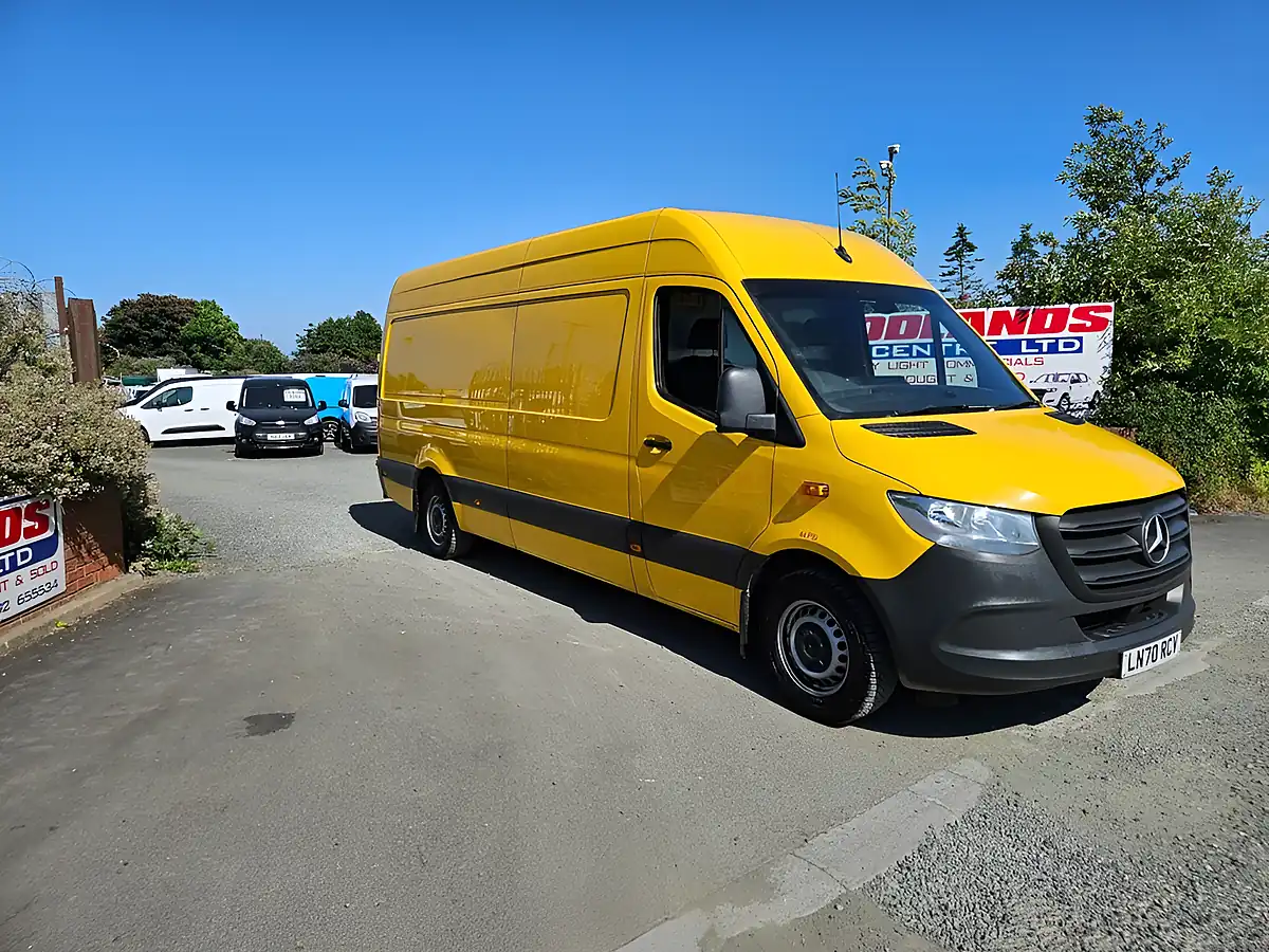 Used 2020 Mercedes-Benz Sprinter Progressive Yellow - Front View
