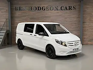 Used 2020 Mercedes-Benz Vito Crew Van Double Cab White - Interior and Exterior details 2