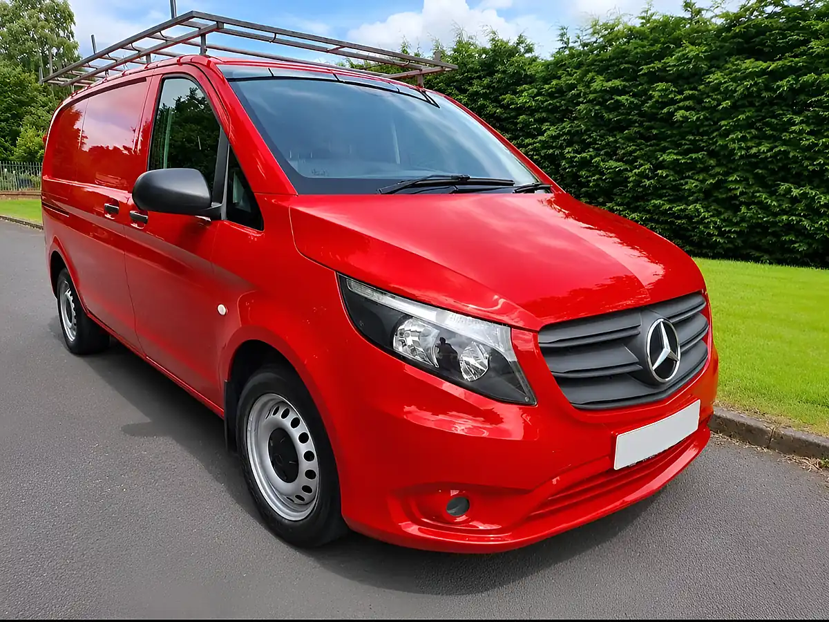 Used 2020 Mercedes-Benz Vito Progressive Red - Front View