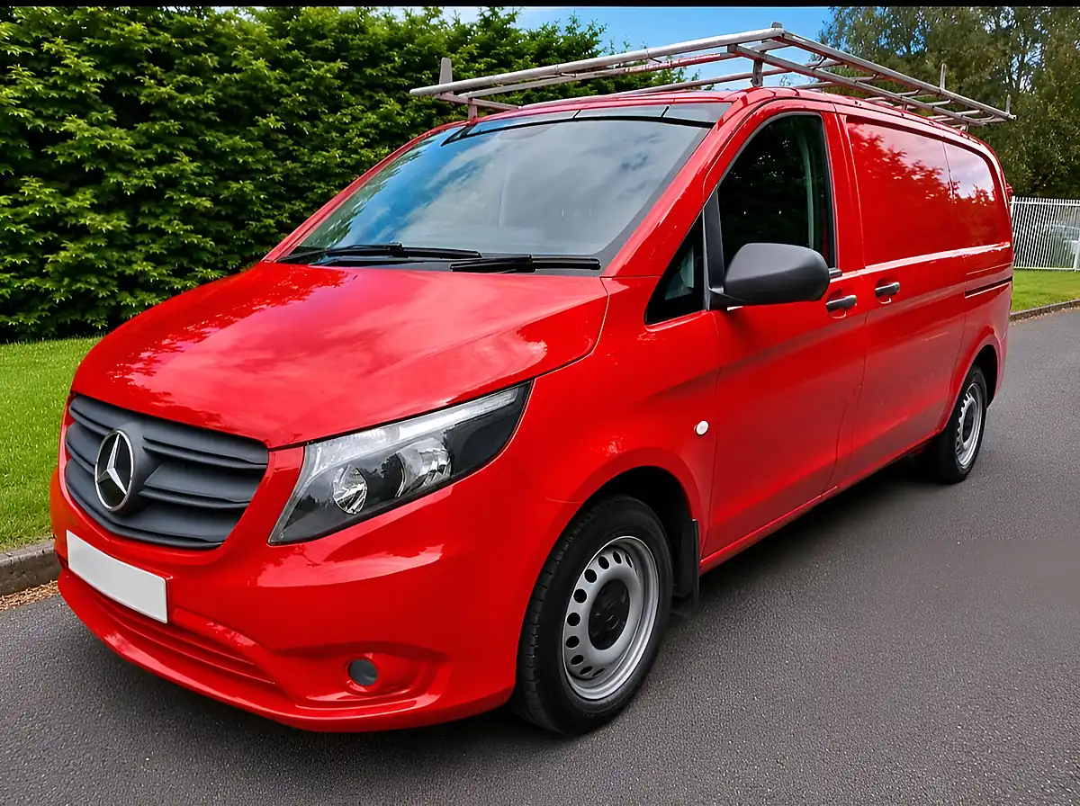 Used 2020 Mercedes-Benz Vito Progressive Red - Interior and Exterior details 2