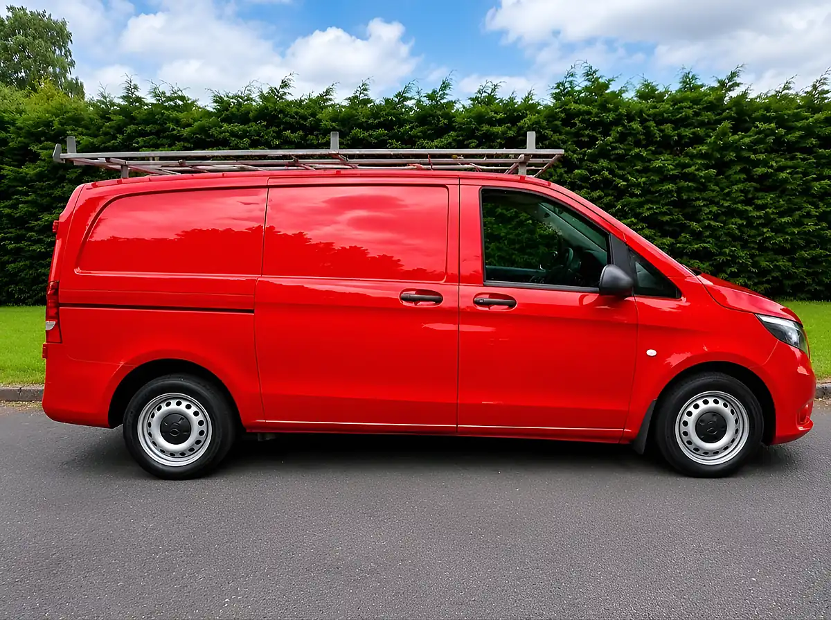 Used 2020 Mercedes-Benz Vito Progressive Red - Interior and Exterior details 5