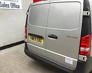Used 2020 Mercedes-Benz Vito Pure Silver - Interior and Exterior details 15