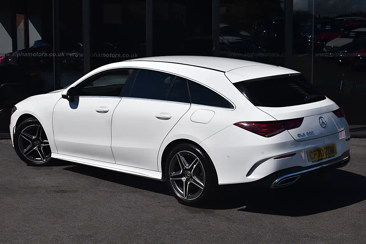 Used 2020 Mercedes CLA200 AMG Line Shooting Brake Polar White - Interior and Exterior details 2
