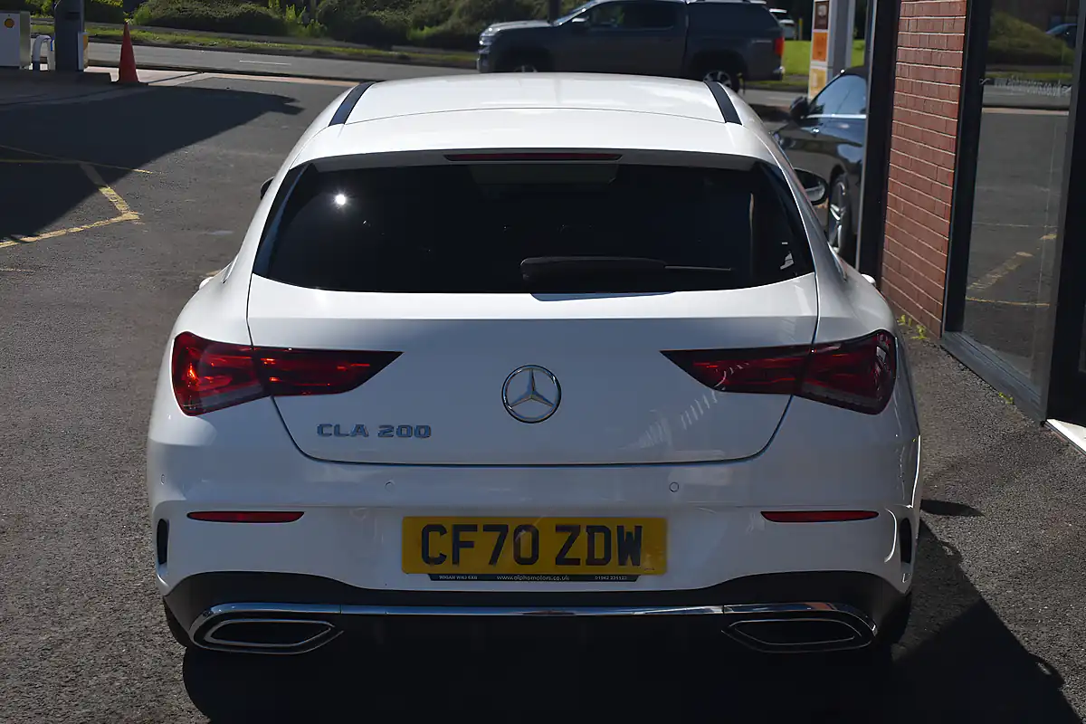Used 2020 Mercedes CLA200 AMG Line Shooting Brake Polar White - Interior and Exterior details 6