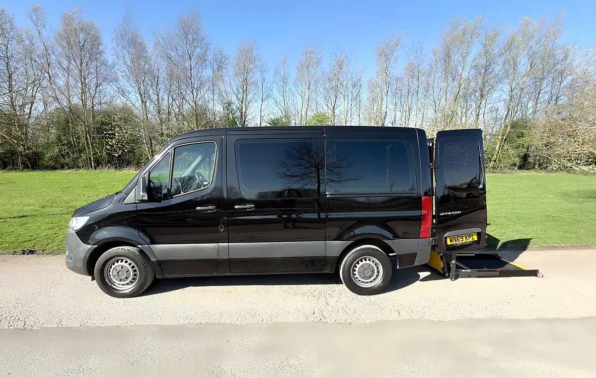 Used 2020 Mercedes Sprinter Wav Black - Front View