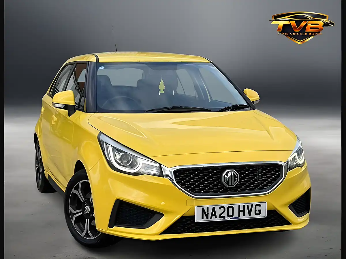 Used 2020 MG MG3 Excite Hello Yellow - Front View