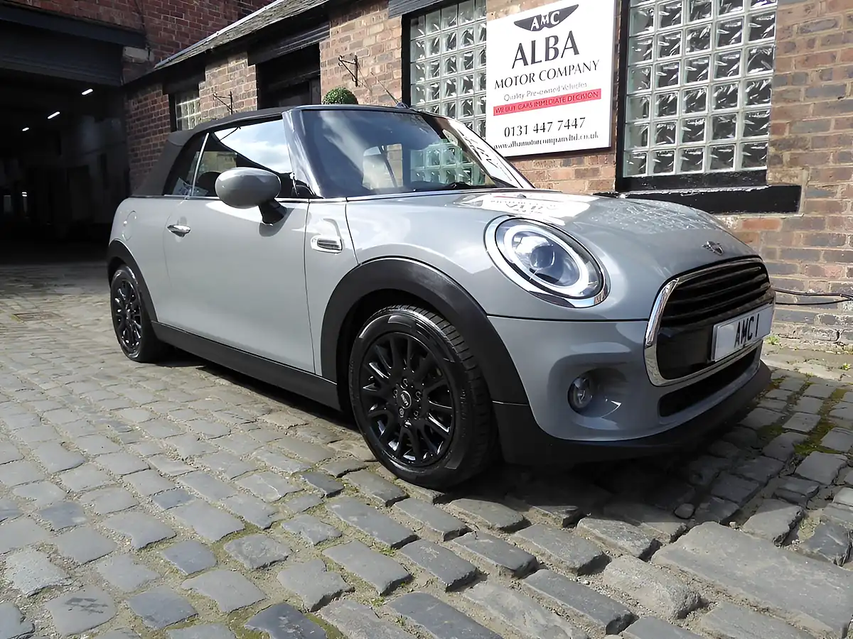 Used 2020 MINI Convertible Cooper Classic Grey - Front View
