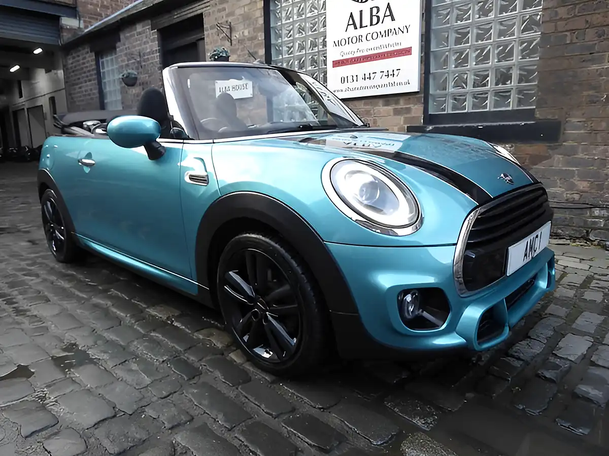 Used 2020 MINI Convertible Cooper Sport Blue - Interior and Exterior details 10