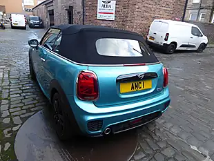 Used 2020 MINI Convertible Cooper Sport Blue - Interior and Exterior details 4