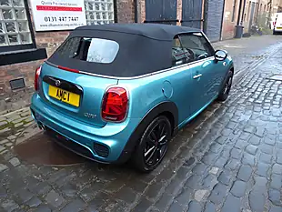 Used 2020 MINI Convertible Cooper Sport Blue - Interior and Exterior details 6