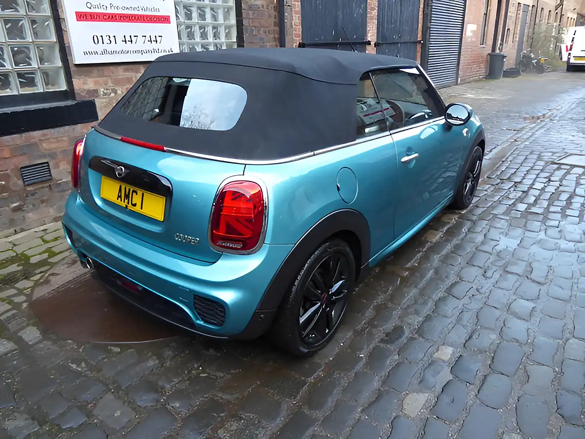 Used 2020 MINI Convertible Cooper Sport Blue - Interior and Exterior details 6