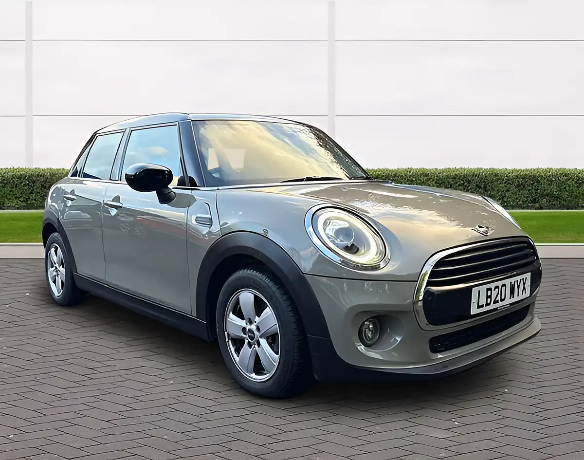 Used 2020 MINI Hatch Cooper Classic Emerald Grey - Front View