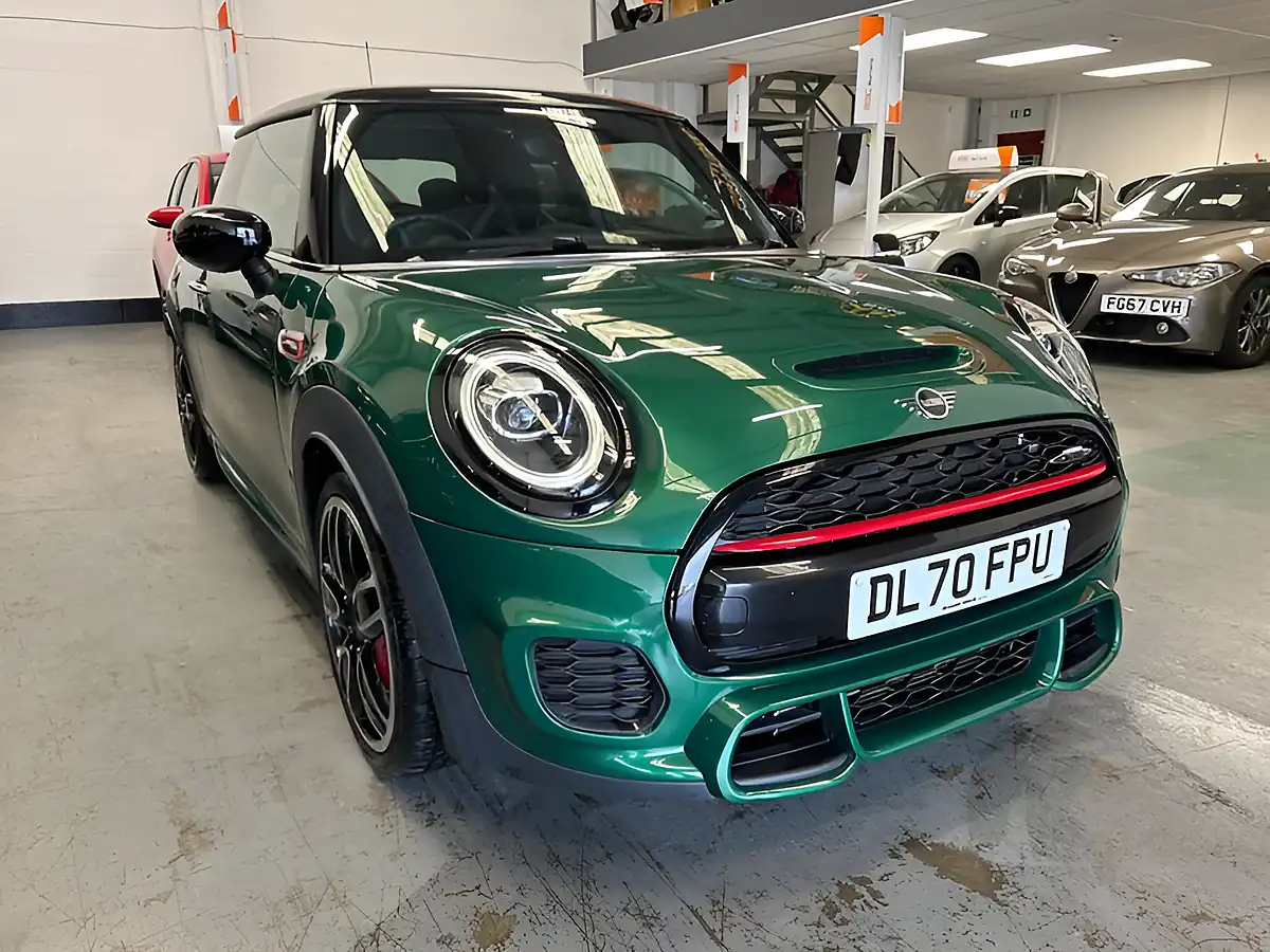 Used 2020 MINI Hatch John Cooper Works British Racing Green - Front View