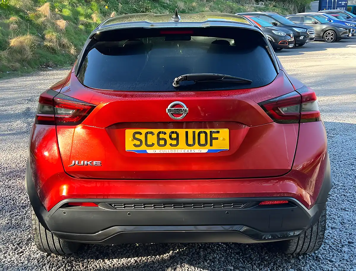 Used 2020 Nissan Juke Tekna+ Burgundy With Pearl Black Roof - Interior and Exterior details 4