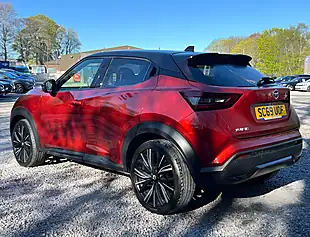 Used 2020 Nissan Juke Tekna+ Burgundy With Pearl Black Roof - Interior and Exterior details 5