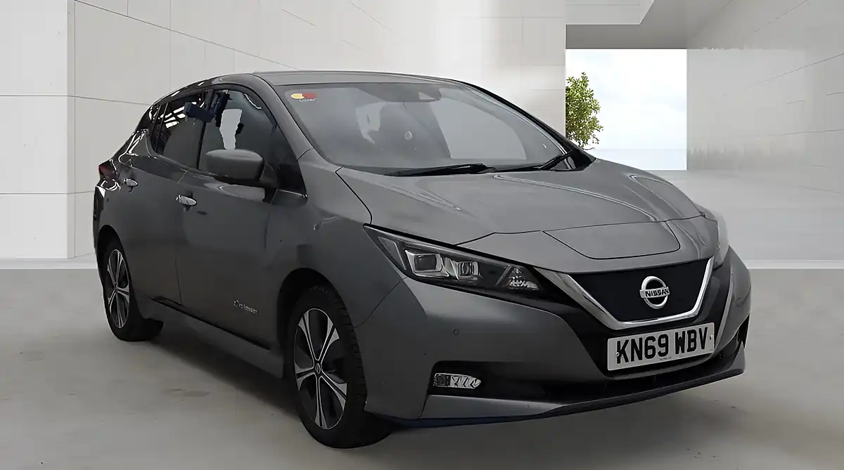 Used 2020 Nissan Leaf Tekna Grey - Front View