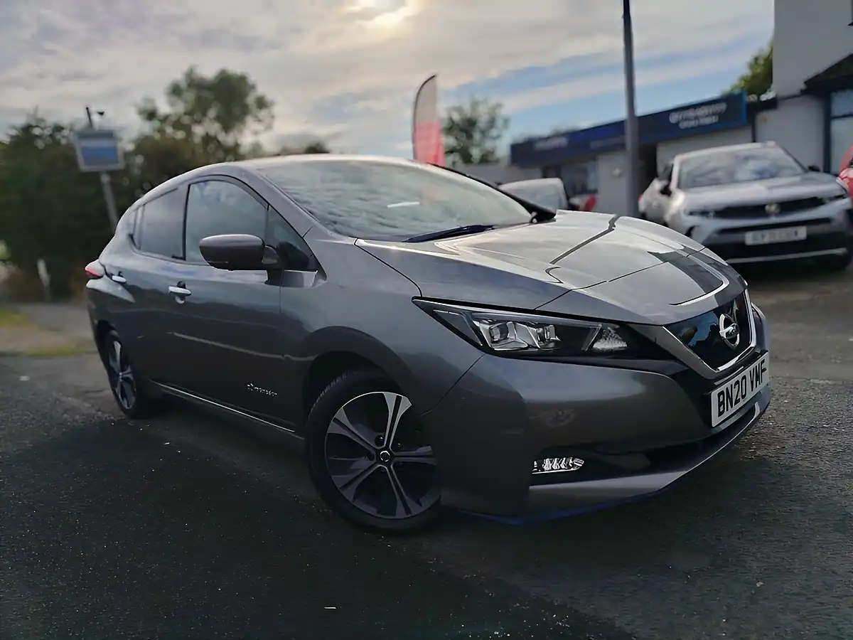 Used 2020 Nissan Leaf Tekna Grey - Front View